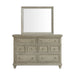 Whit-Ash Dresser and Mirror Set in Light Grey - Tony’s Furniture Store & Linen (GA) - Multi Location
