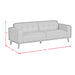 Destiny Living Room Set in Pebble Brown - Tony’s Furniture Store & Linen (GA) - Multi Location