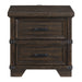 Colorado City 2-Drawer Nightstand with USB in Charcoal - Tony’s Furniture Store & Linen (GA) - Multi Location