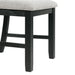 Martin Side Chair with Grey Fabric - Black Finish (2 Per Carton) - Tony’s Furniture Store & Linen (GA) - Multi Location