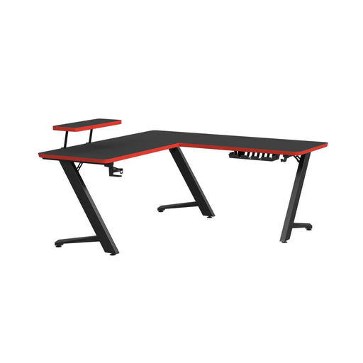Waterside L shape Desk in Black - Tony’s Furniture Store & Linen (GA) - Multi Location