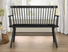 JERIMIAH SPINDLEBACK BENCH BLACK - Tony’s Furniture Store & Linen (GA) - Multi Location
