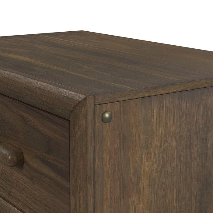 Brisbane Nightstand with USBC and LED in Brown - Tony’s Furniture Store & Linen (GA) - Multi Location