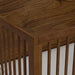 Malia Crib with High Headboard and Guardrail in Walnut - Tony’s Furniture Store & Linen (GA) - Multi Location