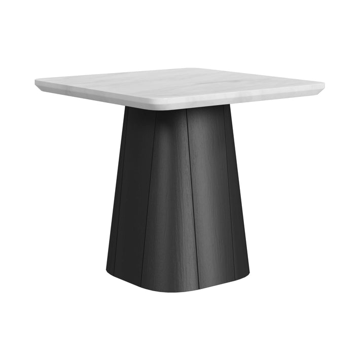 Edison End Table in White and Black - Tony’s Furniture Store & Linen (GA) - Multi Location