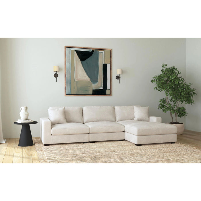 Arizona Modular Sectional Set with RHF Chaise in Steno Beige - Tony’s Furniture Store & Linen (GA) - Multi Location