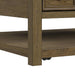 Heritage & Home Square Coffee Table with Casters in Oak Brown - Tony’s Furniture Store & Linen (GA) - Multi Location