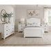 Kona Bedroom Set with 2 Nightstands in White - Tony’s Furniture Store & Linen (GA) - Multi Location