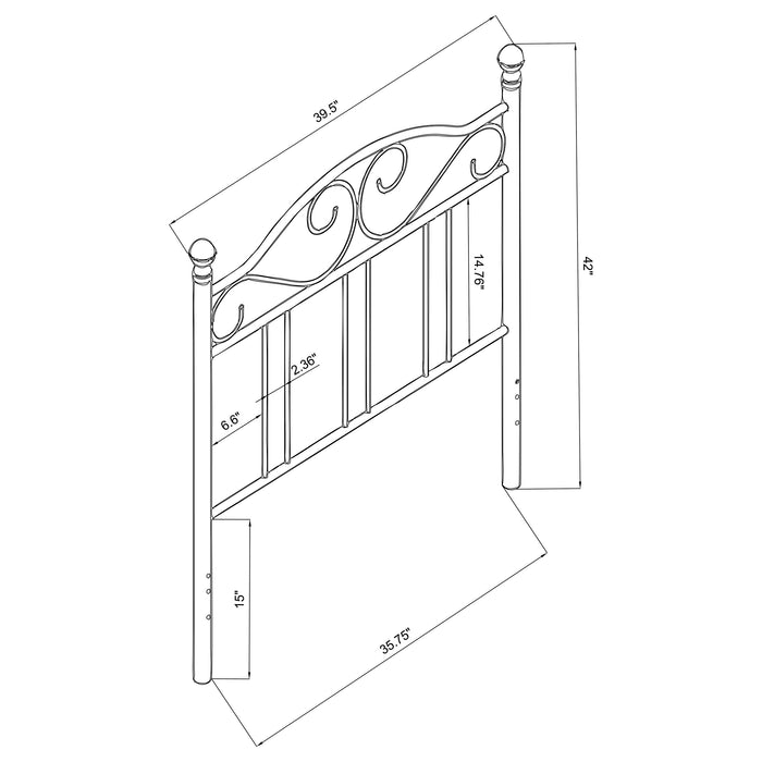 Ellis Twin Headboard - Tony’s Furniture Store & Linen (GA) - Multi Location