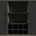 Jemma Bar Table with Light in Grey and Dark Espresso - Tony’s Furniture Store & Linen (GA) - Multi Location