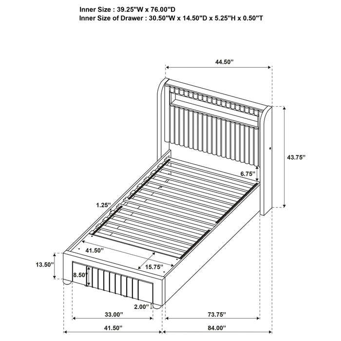 Madison Twin Bed - Tony’s Furniture Store & Linen (GA) - Multi Location