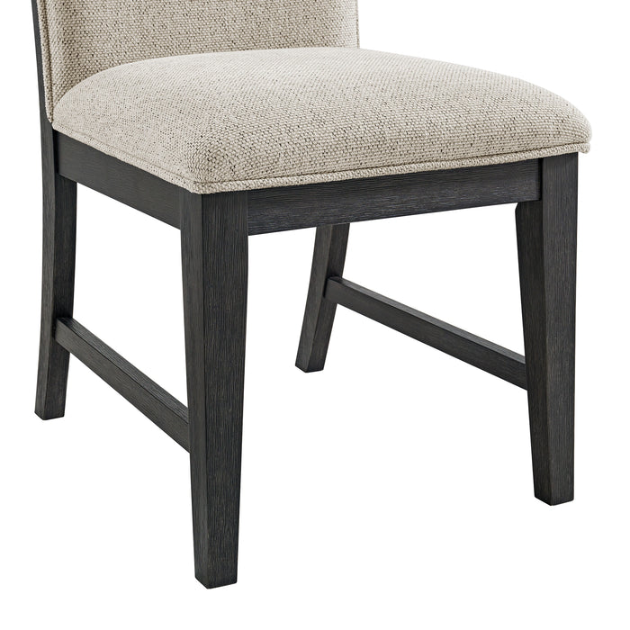 Axel Dining Chair with Light Grey Fabric in Espresso (2 Per Carton) - Tony’s Furniture Store & Linen (GA) - Multi Location