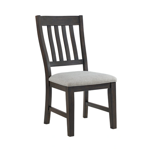 Montrose Dining Side Chair with Light Grey Fabric in Espresso (2 Per Carton) - Tony’s Furniture Store & Linen (GA) - Multi Location