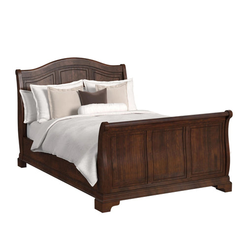 Cameron Cherry Sleigh Bed - Tony’s Furniture Store & Linen (GA) - Multi Location
