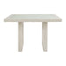 Avalanche Square Counter Table in Antique White - Tony’s Furniture Store & Linen (GA) - Multi Location
