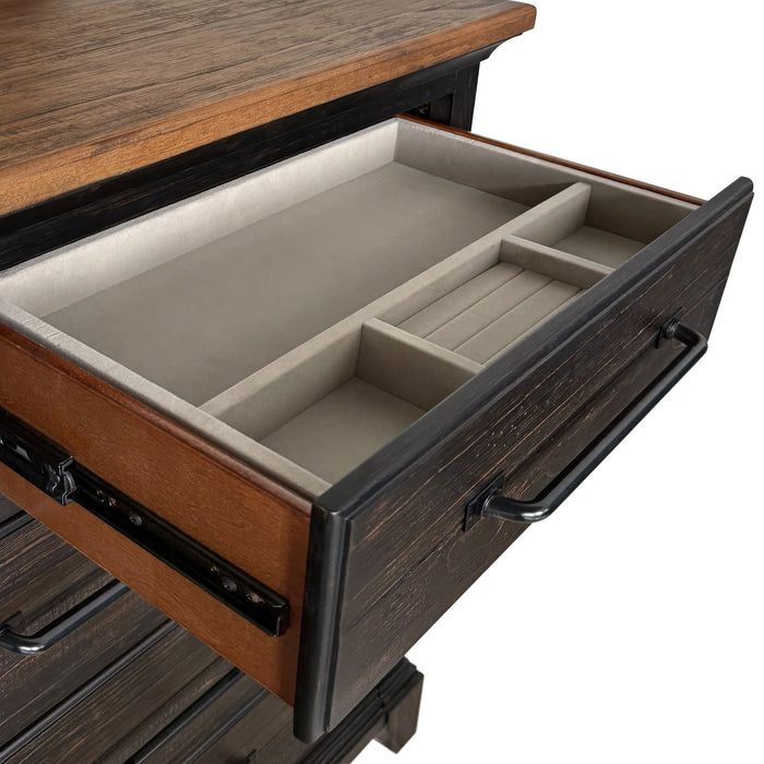 Montrose Storage Bedroom Set in Espresso & Brown - Tony’s Furniture Store & Linen (GA) - Multi Location