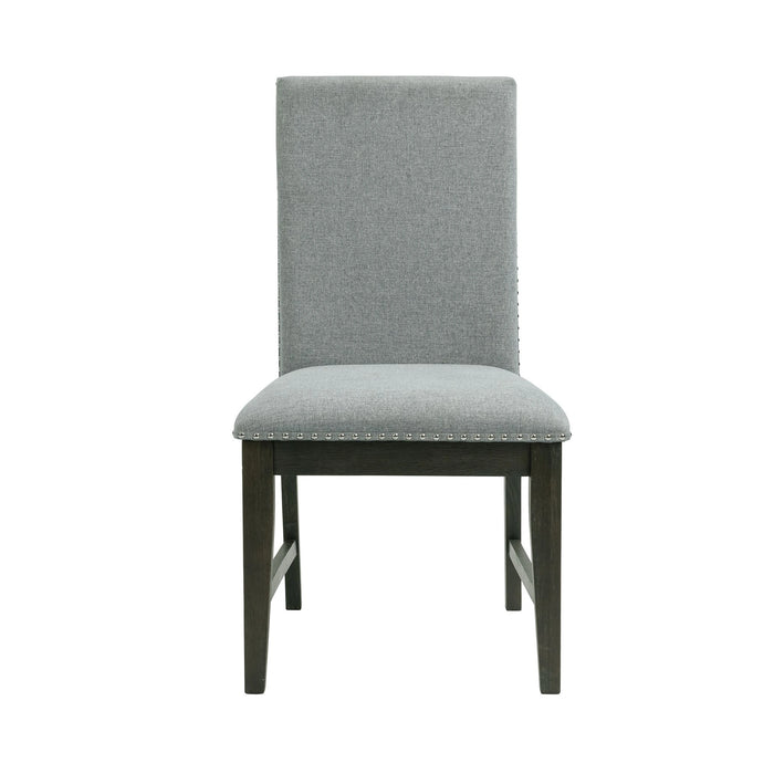 Donovan Upholstery Side Chair Dark (2 Per Pack) - Tony’s Furniture Store & Linen (GA) - Multi Location