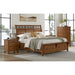 Gage Sleigh Storage Bedroom Set in Chestnut - Tony’s Furniture Store & Linen (GA) - Multi Location