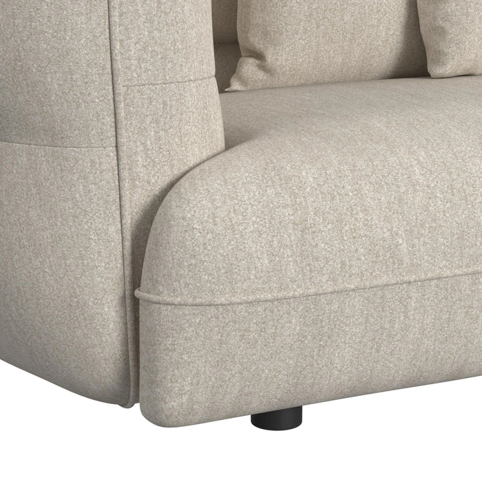 Four Seasons Sectional Set in Woolen Camel with 6 Pillows - Tony’s Furniture Store & Linen (GA) - Multi Location
