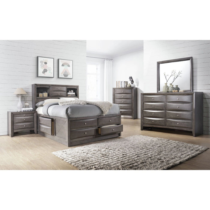 Emily Chest Grey 5Drawer (Sturdy) - Tony’s Furniture Store & Linen (GA) - Multi Location