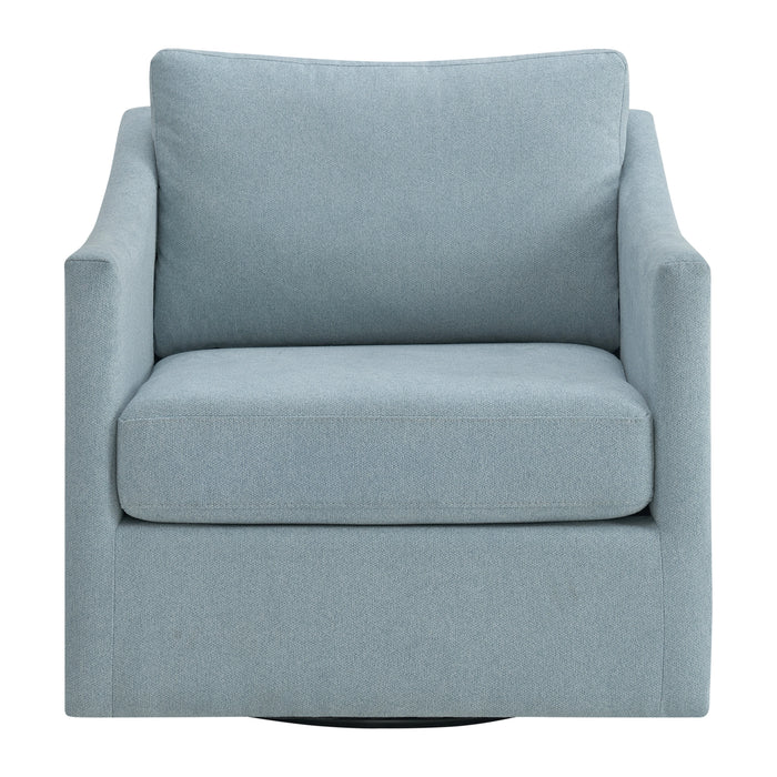 Acacia Swivel Chair in Freya Light Blue - Tony’s Furniture Store & Linen (GA) - Multi Location