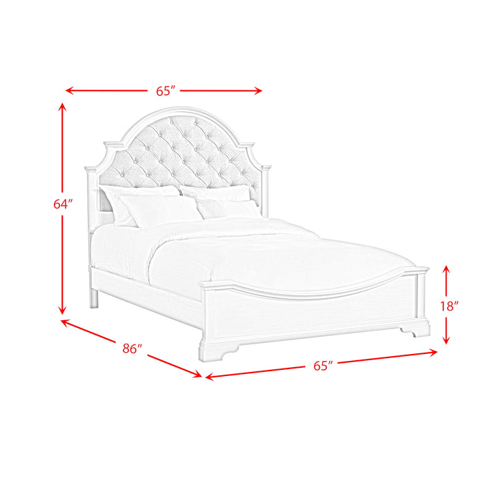 Eastwood Youth UPH Bed in Off-White - Tony’s Furniture Store & Linen (GA) - Multi Location