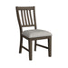 Yellowstone Dining Side Chair with Grey Fabric in Medium Brown (2 Per Carton) - Tony’s Furniture Store & Linen (GA) - Multi Location