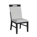 Transcend Side Chair with Light Grey Fabric in Charcoal (2 Per Carton) - Tony’s Furniture Store & Linen (GA) - Multi Location