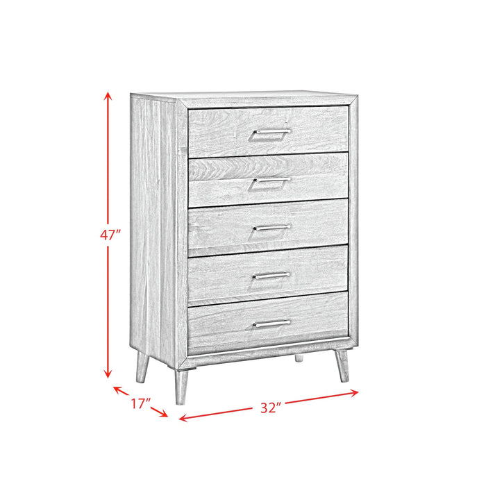 Malibu Chest in Walnut - Tony’s Furniture Store & Linen (GA) - Multi Location