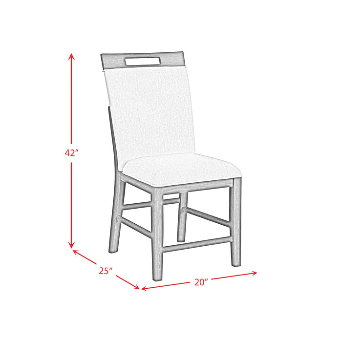 Transcend Side Chair with Light Grey Fabric in Charcoal (2 Per Carton) - Tony’s Furniture Store & Linen (GA) - Multi Location