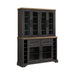 Montrose Server and Hutch with LED Light in Espresso and Brown - Tony’s Furniture Store & Linen (GA) - Multi Location