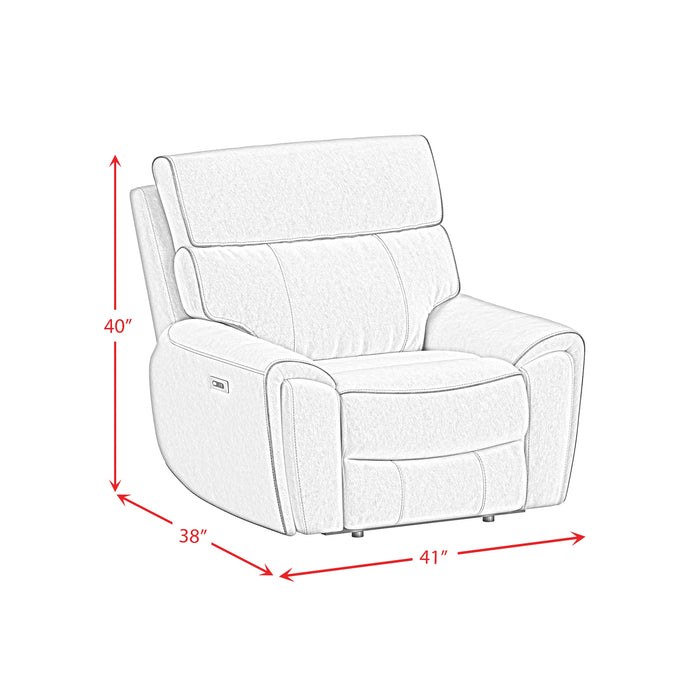 Jackpot P1 Recliner in Explore Light Grey - Tony’s Furniture Store & Linen (GA) - Multi Location
