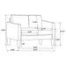 Ruth Stationary 3 Pc Set - Tony’s Furniture Store & Linen (GA) - Multi Location