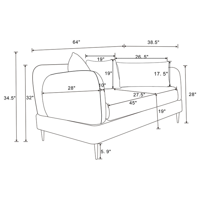 Jade Stationary 2 Pc Set - Tony’s Furniture Store & Linen (GA) - Multi Location