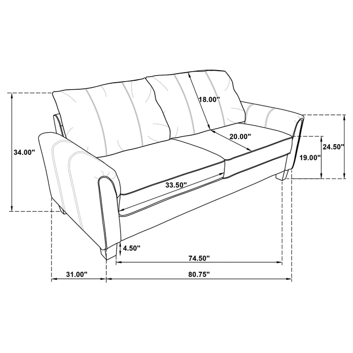 Davis Stationary 2 Pc Set - Tony’s Furniture Store & Linen (GA) - Multi Location
