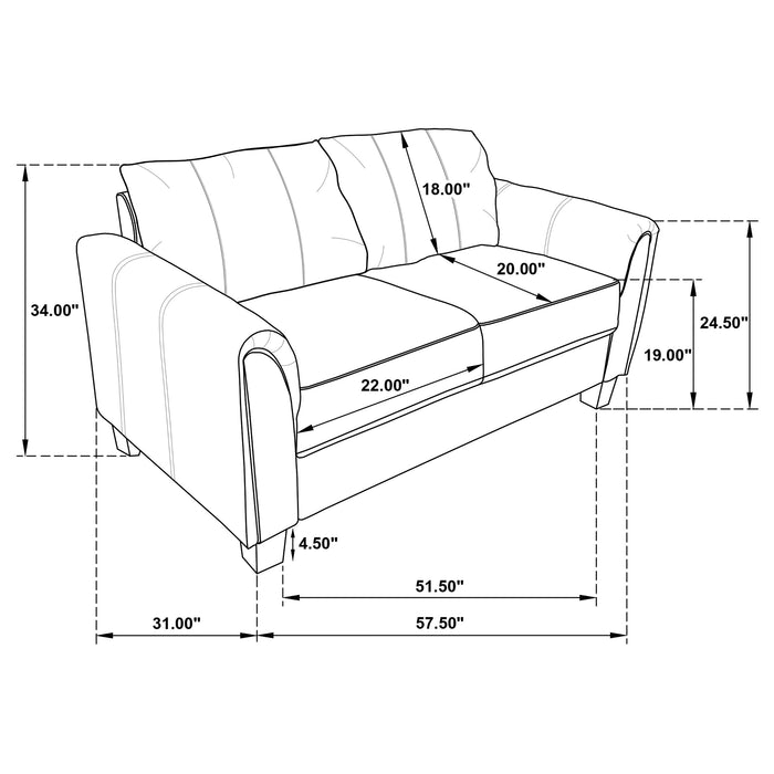 Davis Stationary 3 Pc Set - Tony’s Furniture Store & Linen (GA) - Multi Location