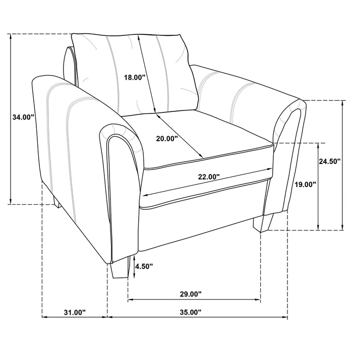 Davis Stationary 3 Pc Set - Tony’s Furniture Store & Linen (GA) - Multi Location