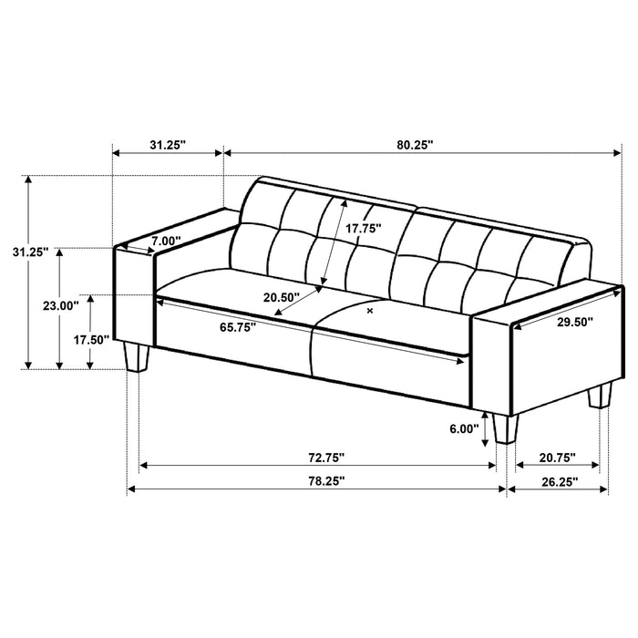 Deerhurst Stationary Sofa - Tony’s Furniture Store & Linen (GA) - Multi Location
