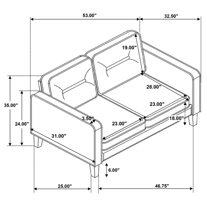 Jonah Stationary 3 Pc Set - Tony’s Furniture Store & Linen (GA) - Multi Location