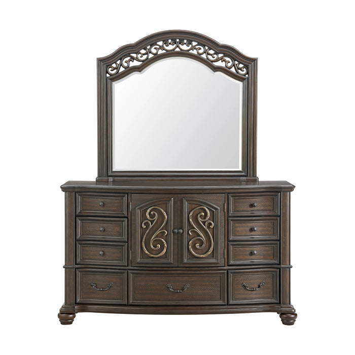 Brunswick Dresser and Mirror Set in Mahogany - Tony’s Furniture Store & Linen (GA) - Multi Location
