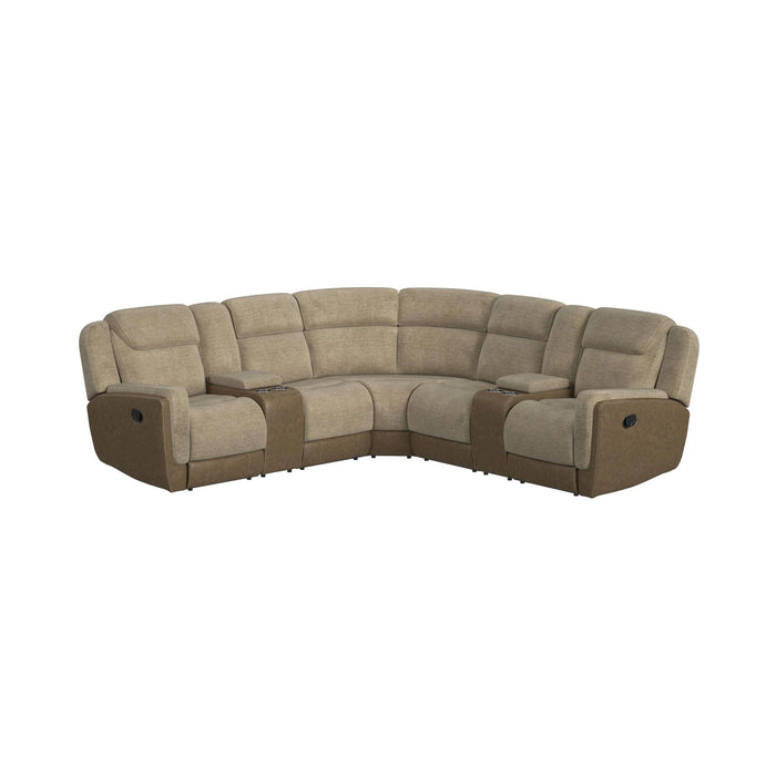 Hornet 3PC Sectional Set with Console and 2 Recliners - Tony’s Furniture Store & Linen (GA) - Multi Location