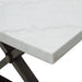 Lexi Dining Table in Espresso Base / White Marble Top - Tony’s Furniture Store & Linen (GA) - Multi Location