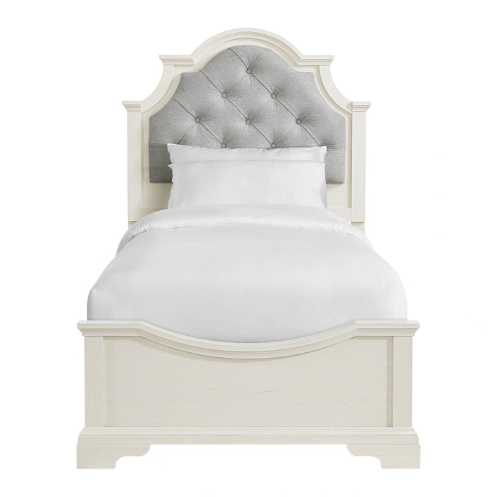 Eastwood Youth UPH Bed in Off-White - Tony’s Furniture Store & Linen (GA) - Multi Location