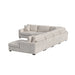 Arizona Modular Sectional Set with RHF Chaise in Steno Beige - Tony’s Furniture Store & Linen (GA) - Multi Location