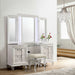 Twenty Nine Dressing Stool W/Acrylic Leg White - Tony’s Furniture Store & Linen (GA) - Multi Location