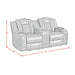 Carlo Power Motion Loveseat with Power Headrest, Console and LED - Tony’s Furniture Store & Linen (GA) - Multi Location