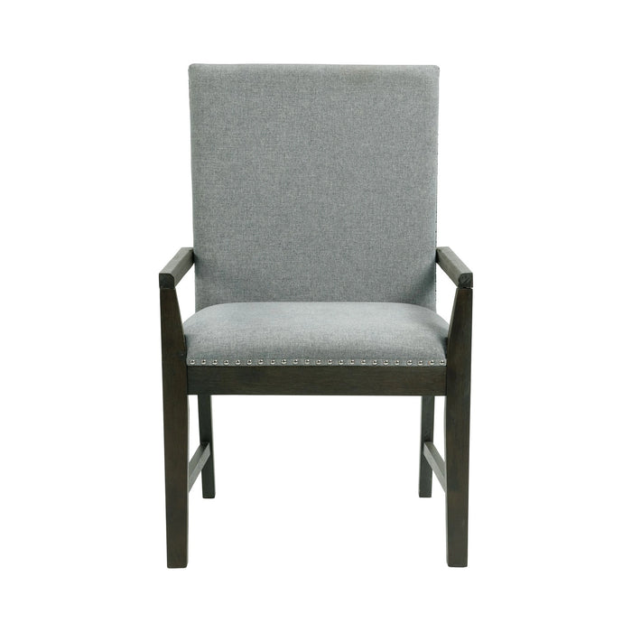 Donovan Upholstery Arm Chair Dark (2 Per Pack) - Tony’s Furniture Store & Linen (GA) - Multi Location