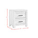 Ellen Nightstand White - Tony’s Furniture Store & Linen (GA) - Multi Location