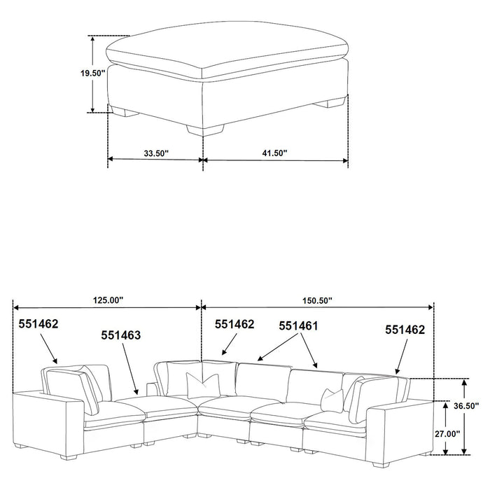 Lakeview Ottoman - Tony’s Furniture Store & Linen (GA) - Multi Location