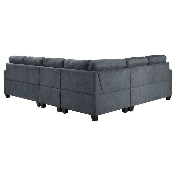 Georgina 4-piece Upholstered Modular Sectional Sofa Beige